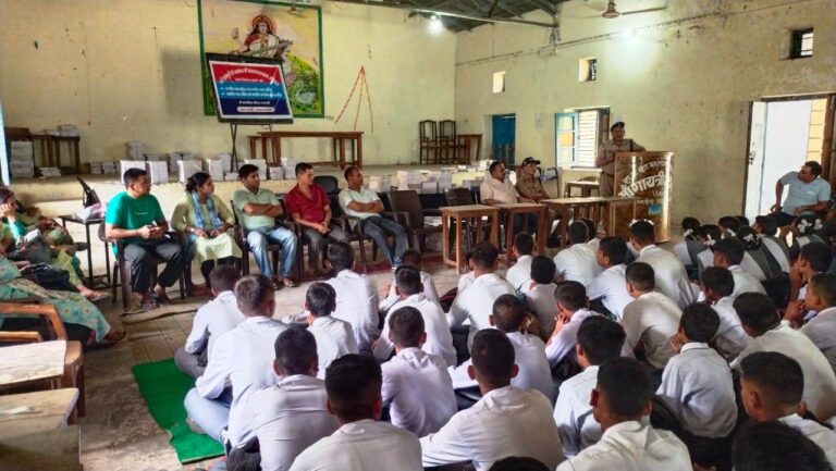 Police organized awareness camp on the new law implemented in the country from today.