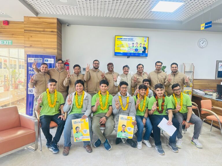 Allen celebrates with students who score 99 percentile and above in JEE Mains