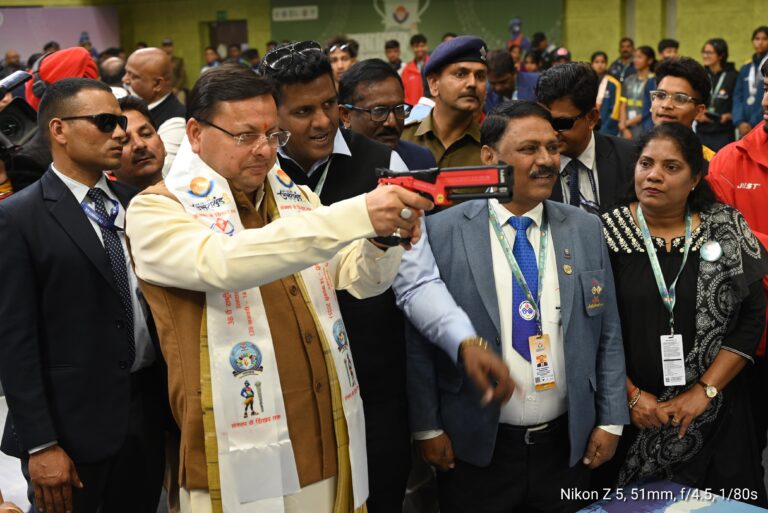 मुख्यमंत्री धामी ने हल्द्वानी स्पोर्ट्स स्टेडियम में आयोजित 38 वें राष्ट्रीय खेलों की तैयारियों का लिया जायजा