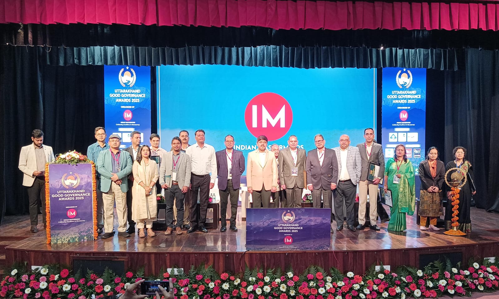 इण्डियन मास्टरमाइंडस संस्था ने उत्तराखंड गुड गवर्नेंस अवॉर्ड्स 2025 कार्यक्रम का किया आयोजन