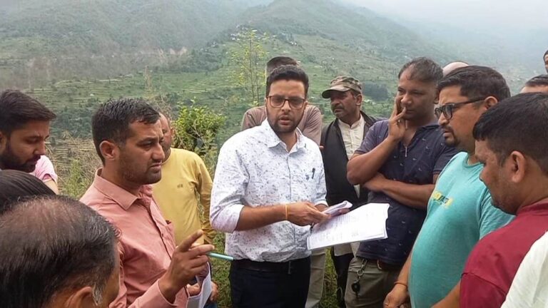 ब्रिडकुल की डांगतोली-पंती-हंसकोटी मोटर मार्ग पर हुई मजिस्ट्रेटी जांच में पाई गई खामियां