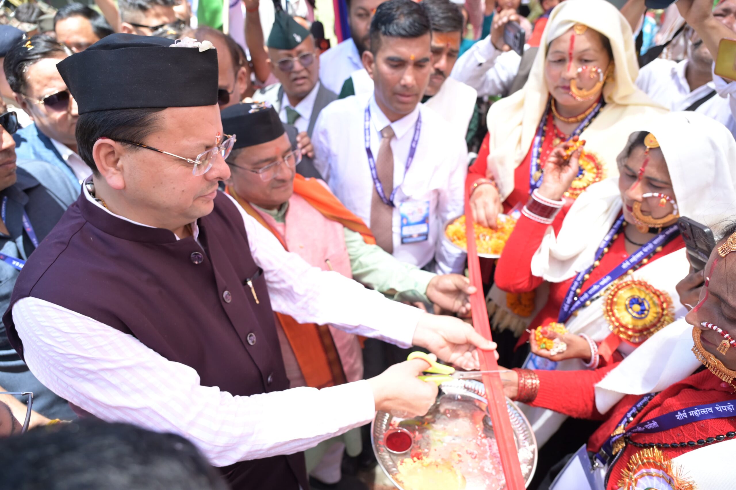 मुख्यमंत्री पुष्कर सिंह धामी ने किया तीन दिवसीय शौर्य महोत्सव का शुभारंभ