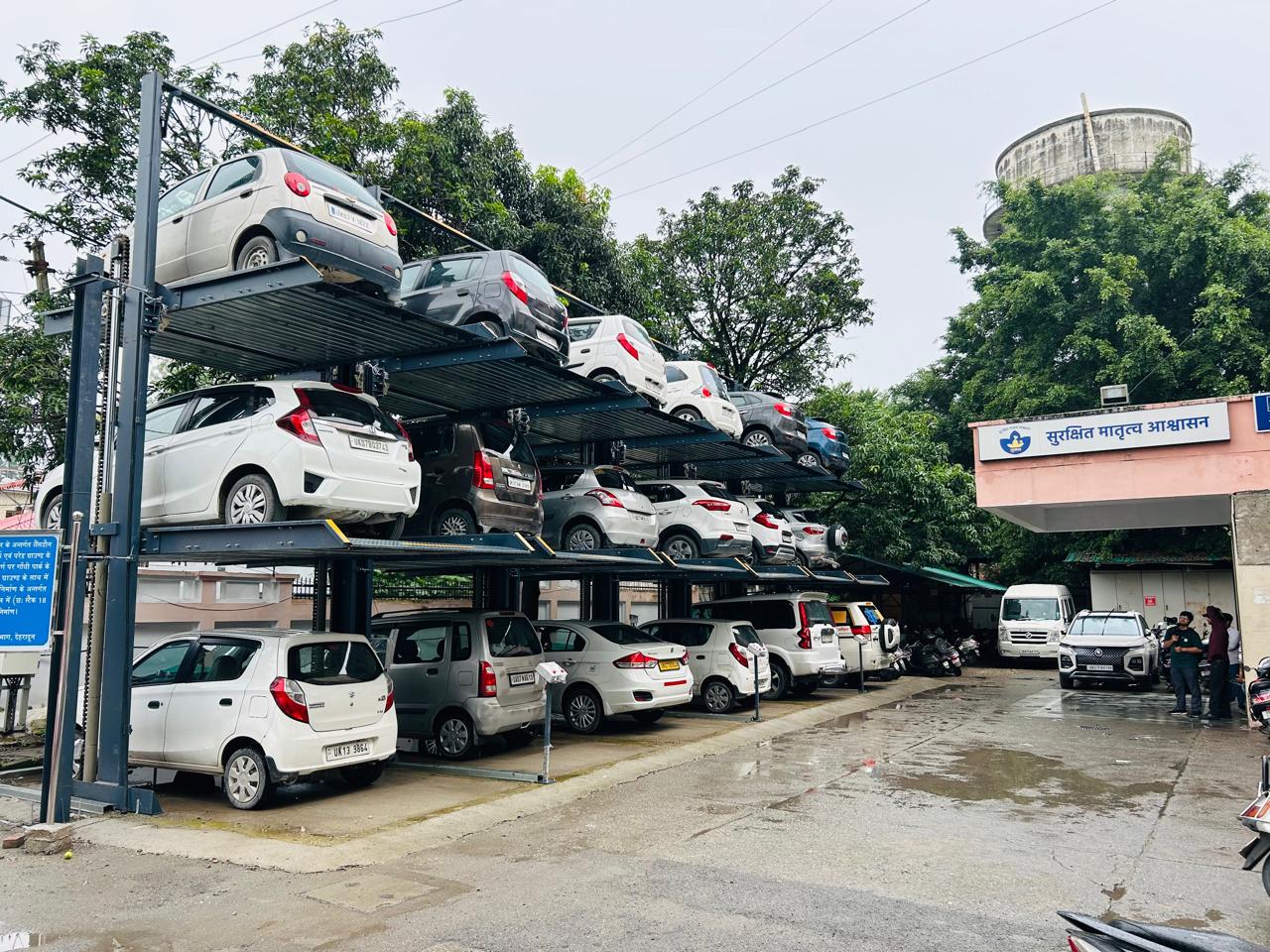 तिब्बती मार्केट में 132, परेड ग्राउंड में 96 और कोरोनेशन में 18 वाहन क्षमता की ऑटोमेटिक पार्किंग बनकर तैयार