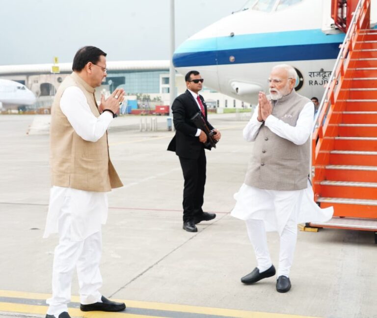 मुख्यमंत्री धामी ने राहत पैकेज की घोषणा के लिए प्रधानमंत्री मोदी का जताया आभार