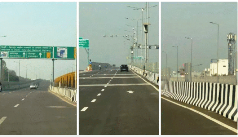 दिल्ली-देहरादून एक्सप्रेसवे पर लगा सामान हो गया चोरी, उद्घाटन से पहले ही डिवाइडर बैरियर गायब