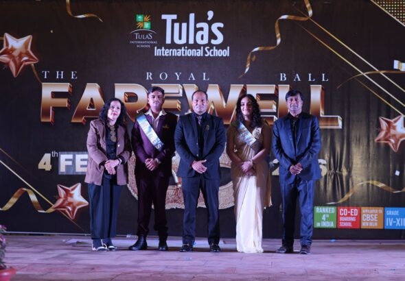 तुलाज़ इंटरनेशनल स्कूल के फेयरवेल में अक्षत अग्रवाल और प्रिशा सेठी बने ‘मिस्टर एवं मिस तुलाज़’