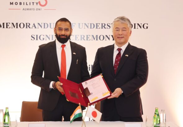 भागो मोबिलिटी ने होंडा मोटरसाइकिल एंड स्कूटर इंडिया और होंडा पावर पैक एनर्जी इंडिया के साथ साझेदारी कर इंटेलिजेंट सस्टेनेबल मोबिलिटी ट्रांसपोर्ट प्लेटफॉर्म लॉन्च किया