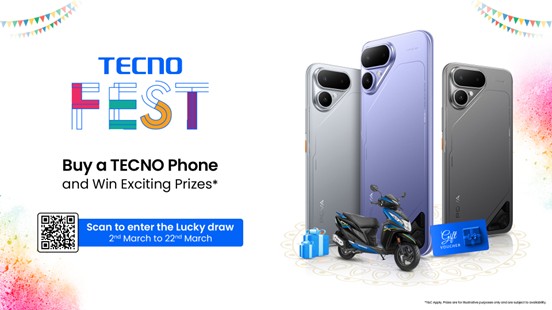 टेक्नो भारत में ग्राहकों के लिए बड़े लकी ड्रॉ इनामों के साथ ‘समर फेस्ट’’ लेकर आया