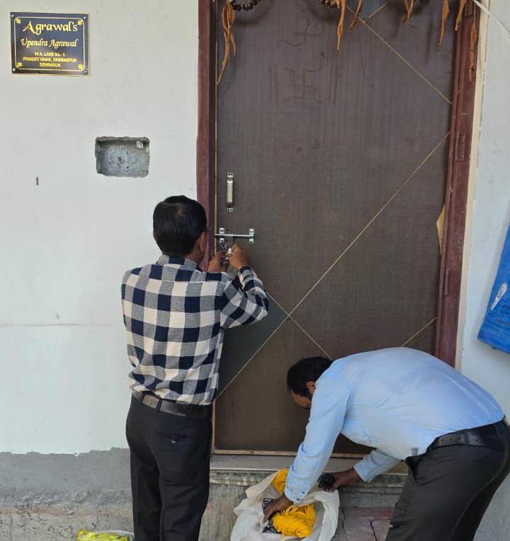 मसूरी-देहरादून विकास प्राधिकरण की अवैध निर्माण और प्लॉटिंग पर कार्रवाई, चार स्थानों पर चला अभियान