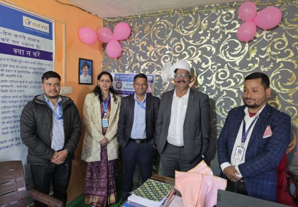उत्तराखण्ड ग्रामीण बैंक ने सीमांत गाँव तीजम में मॉडल सीएसपी केंद्र का किया भव्य उद्घाटन